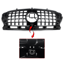 Front Racing Grille For Mercedes GLA H247 GLA35 GLA45 2020-2023 Chrome+Black
