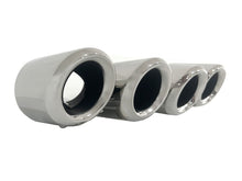 Pair For 2020+ Land Rover Defender 90/110 3.0L 2.0L Exhaust Muffler Tips Shiny Silver