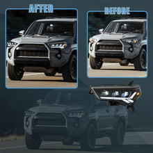 Pair LED Headlights Lamps Assembly for TOYOTA 4Runner 2014-2020