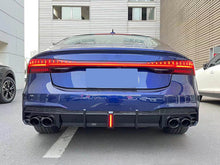 Gloss Black Rear Diffuser Exhaust Tips For AUDI A7 C8 S-line S7 2019-2024 di180