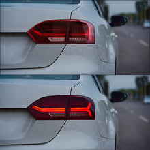 Red LED Tail Lights For 2011-2014 Volkswagen VW Jetta MK6 W/Sequential Signal Turn