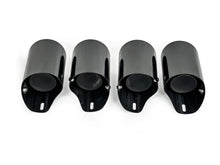 4pcs Black Exhaust Tips Pipe For Porsche 971 Panamera 4S Turbo 2017-2023