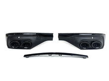 Black/Chrome Rear Diffuser For Audi Q5 Sportback 2021-2023