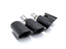 Black Chrome Brushed Exhaust Tips Tailpipe For Porsche 970 Panamera 2010-2013 et167