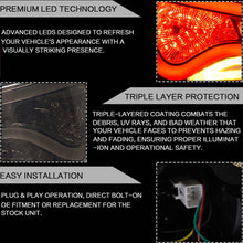 Smoked Full LED Tail Lights For Hyundai Sonata 2011-2014 w/ Sequential Indicators