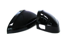 Gloss Black Side Mirror Cover Caps Replacement Fit Audi A4 A5 S4 S5 RS5 2017-2025