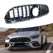 Gloss Black Front Grille Grill For Mercede C-Class W206 C300 C43 AMG Sedan 2022-2025 (not fit standard version)