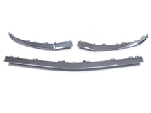 3pcs For Mercedes-Benz W205 AMG 2015-2018 Front Bumper Lip Lower Molding Trim Chrome