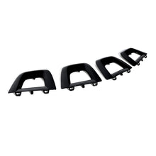 4x Gloss Black Front Bumper Molding Trim for 2016–2019 Mercedes-Benz GLC300 W253