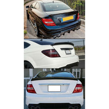 Real Carbon Fiber Highkick Trunk Spoiler Wing For Mercedes Benz W204 2-door Coupe 2012-2014
