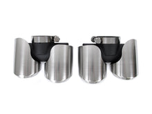 Pair For 2020+ Land Rover Defender 90/110 3.0L 2L Exhaust Muffler Tips Brushed