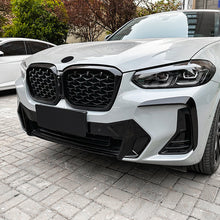 Carbon Black Front Bumper Side Air Vent Trim For BMW X3 X4 G01 G02 M Sport 2022-2023
