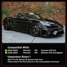Real Carbon Fiber Side Vent Covers For 2020–2025 Porsche 718 Cayman Boxster GTS 4.0