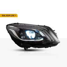LED Headlights For 2015-2021 Mercedes C-Class W205 W/Blue DRL