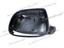 Gloss Black Mirror Cover Caps For 2009-2017 AUDI Q5 SQ5 Q7 w/ Side Lane Assist mc64