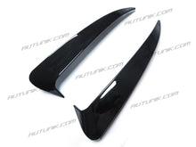 Glossy Black Rear Canards Side Air Vent Trims For Mercedes W205 Sedan C300 C43C63 AMG 2015-2020 pz19