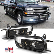 2pcs LED Fog Lights with DRL For 1999-2002 Chevy Silverado, 2000-2006 Suburban & Tahoe (Excludes Z71)