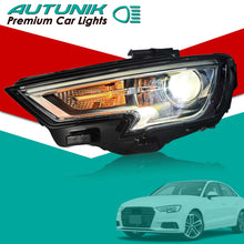 LH Left Side Headlight Audi A3 2017-2020 HID Xenon Non-AFS Projector Assembly Driver Lamp