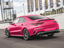 Black Rear Diffuser + Exhaust Tips for Mercedes CLA C118 CLA35 CLA45 CLA250 CLA200 AMG Pack 2021-2023 di115
