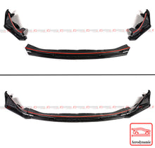 For 2021-2025 BMW G80 M3 G82 G83 M4 3PC V Style Real Carbon Fiber Front Bumper Lip