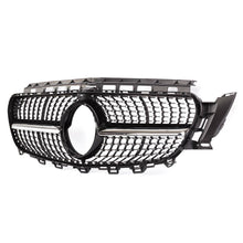 Black/Chrome Diamond Grill Front Grille For Mercedes Benz W213 Sedan 2017-2020