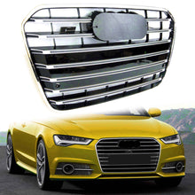 For Audi A6 C7 S6 2012 2013 2014 2015 Grille Chrome Front Bumper Radiator Grill fg213