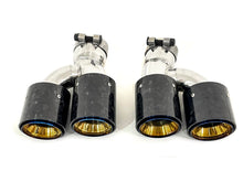 Forged Carbon Fiber Exhaust Tips Muffler Pipe for BMW G30 G31 540i M-Sport 2017-2019-2023