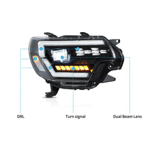 FULL LED Headlights W/Startup Aniamtion For 2012-2015 Toyota Tacoma 2nd Gen