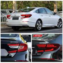 Full LED Smoked Tail Light For Honda Accord 2018-2022 Rear Lamp Assembly