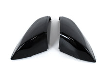 Glossy Black Side Mirror Cover Caps for Audi Q5 SQ5 2018–2025 No Side Assist