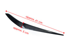 Headlight Eyelid Eyebrow Trim For BMW X5 G05 X6 G06 2019-2023 Carbon Look / Glossy Black