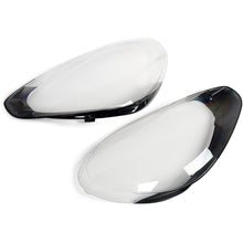 Left + Right Headlight Lens Clear Covers for 2015 2016 2017 Porsche Cayenne