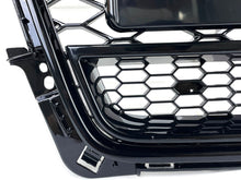 Gloss Black Front Mesh Grille for AUDI A4 B8 S4 2009-2012 fg197