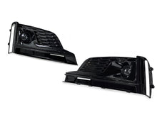 Pair For 2017-2019 Audi A5 S-line S5 B9 Fog Light Grille Trim w/ ACC Caps Black