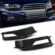 Front Bumper Fog Light Lamp Cover Grille For Audi S4/A4 S-line 2013-2015 2016