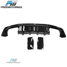 Fits 2016-2024 Chevy Camaro SS LT LS Gloss Black PP Rear Bumper Lip Diffuser Spoiler