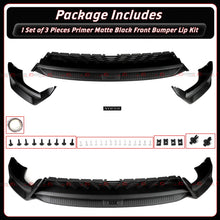 For 2025-2026 Tesla Model Y Juniper Matte Black Front Bumper Lip Kit By Yofer