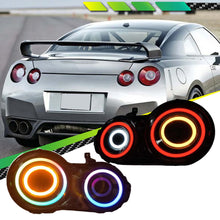 Pair RGB LED Tail Light For Nissan GTR GT-R R35 2007-2017 Rear Lamp Sequential