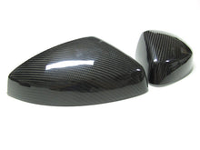 Real Carbon Fiber Side Mirror Cover Caps Replacement for AUDI A3 8V S3 RS3 2013-2020