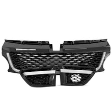 Front Black Upper Grille w/ Air Side Vents For Range Rover Sport L320 2010-2013