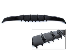 C63 Look Gloss Black Diffuser & Exhaust Tips For 2022-2025 Mercedes C-Class W206 C200 C300 C43 Sedan AMG Bumper