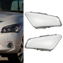 Left & Right Front Headlight Lens Covers for 2011–2014 INFINITI QX56 / QX80