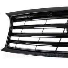 Front Upper Grille Gloss Black for 2014-2017 INFINITI QX70