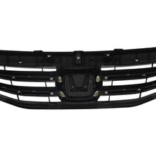 For 2011 2012 Honda Accord Gloss Black Front Bumper Upper Grille Mesh Grill