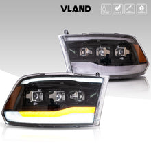 LED Projector Headlights For 2009-18 Dodge Ram 1500/2500/3500 W/Sequential