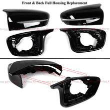 Gloss Black For BMW G42 G22 G23 G30 G11 G15 M5 Style Mirror Cap Conversion Housing Assembly