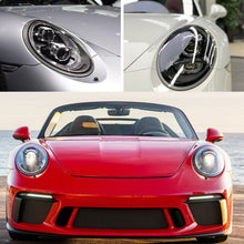 Pair Headlight Lens Covers for 2013-2018 Porsche 991 911 Targa/Carrera