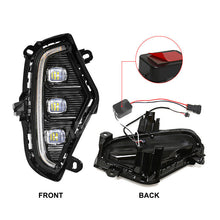 LED DRL Daytime Running Light For Toyota RAV4 2019-2024 Fog Lamp w/ Turn Signal