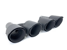 60mm Matte Carbon Fiber Exhaust Tips Muffler Tailpipe for Audi A4 A5 A6 A7