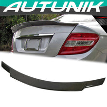 Real Carbon Fiber Rear Trunk Spoiler Wing for Mercedes Benz W204 Sedan C300 C350 C63 2008-2014